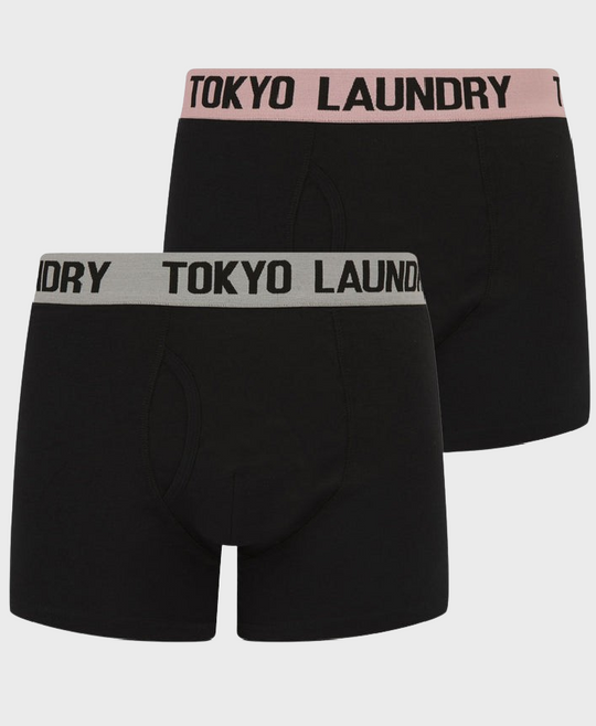 Toyko Laundry Marthem 3 Boxers (2 Pack) - Pink Nectar/Blissful Blue