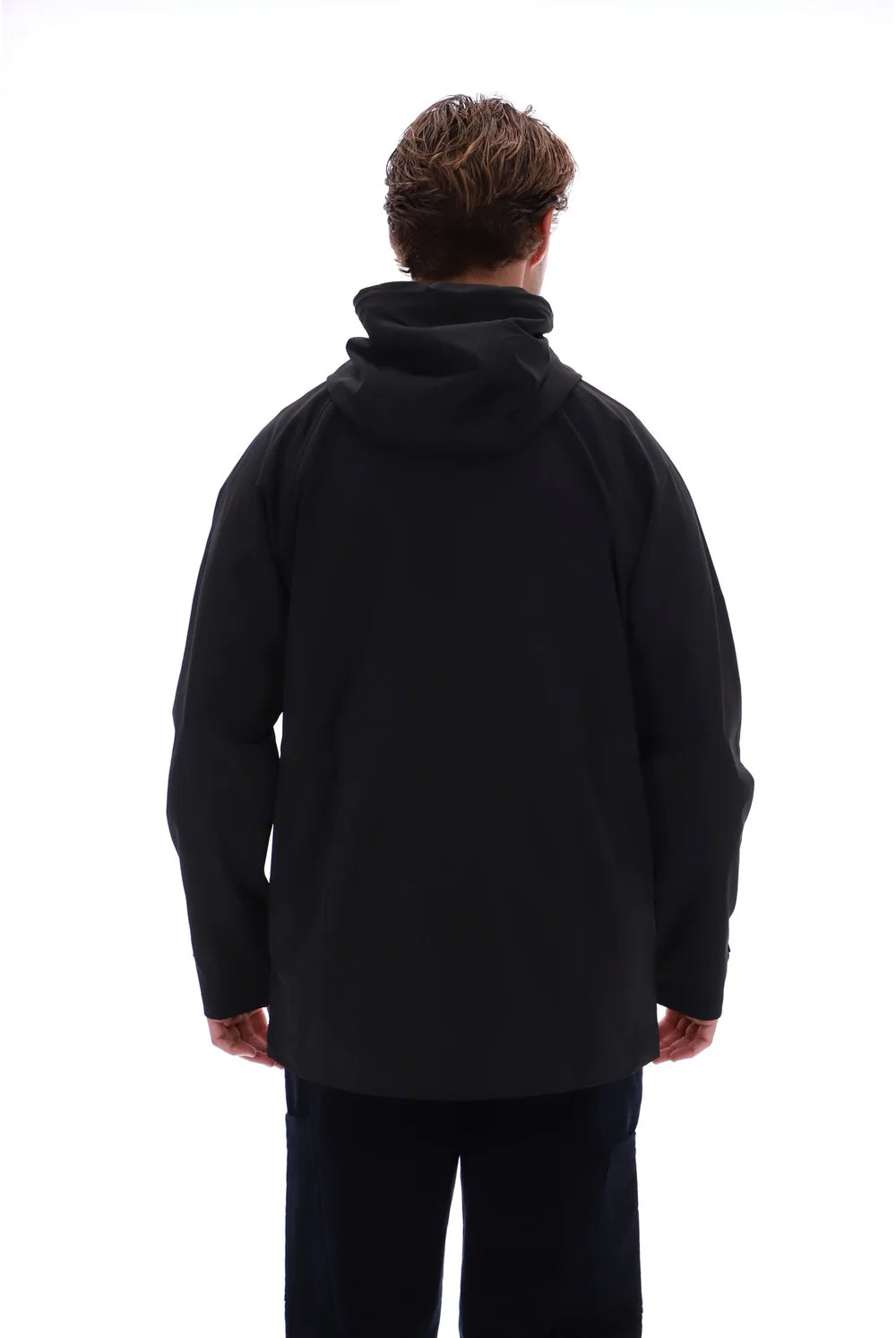 Fila FW26MG024 Fabroni Hooded Parka Chest Pockets W/ Bamboo Badge 001 - Black