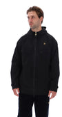 Fila FW26MG024 Fabroni Hooded Parka Chest Pockets W/ Bamboo Badge 001 - Black
