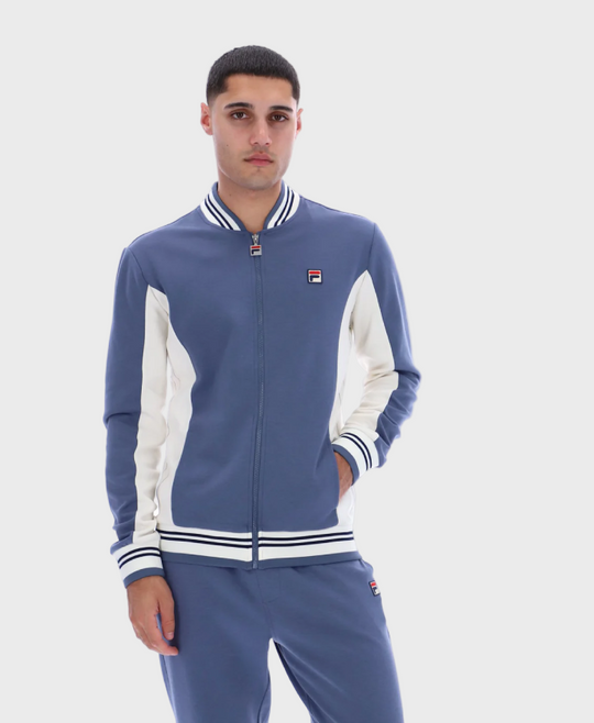 FILA Settanta Baseball Track Jacket - Indigo/Gardenia/FILA Navy