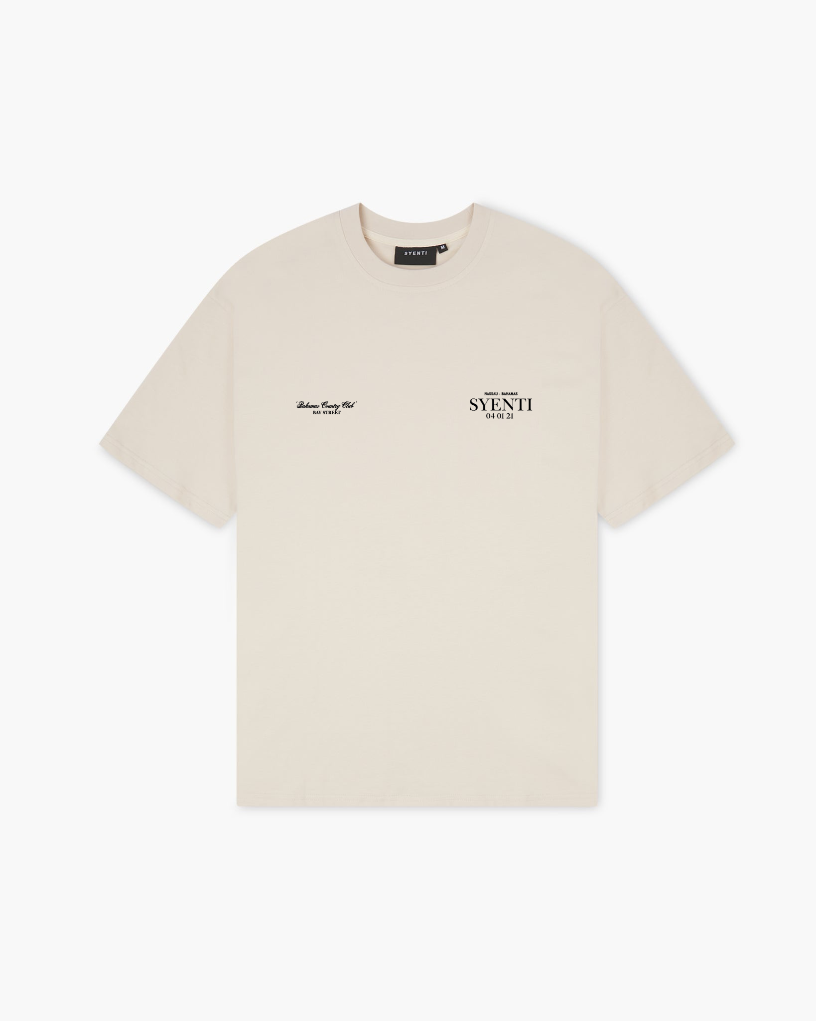 Syenti Country Club T-Shirt - Light Stone