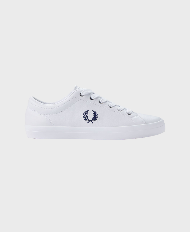 Fred Perry B7311 Baseline Leather Trainer - 200 White
