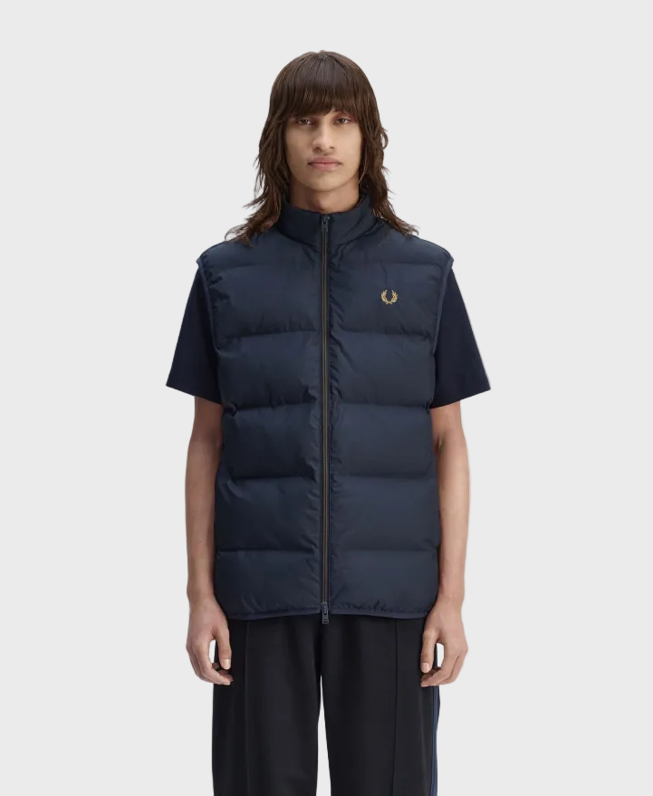 Fred Perry J8522 Insulated Gilet - 608 Navy