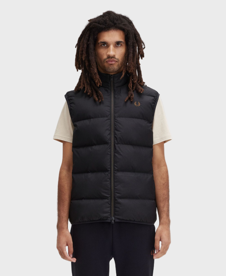 Fred Perry J8522 Insulated Gilet - Black