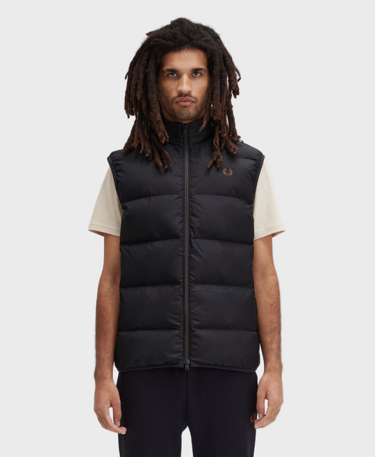 Fred Perry J8522 Insulated Gilet - Black