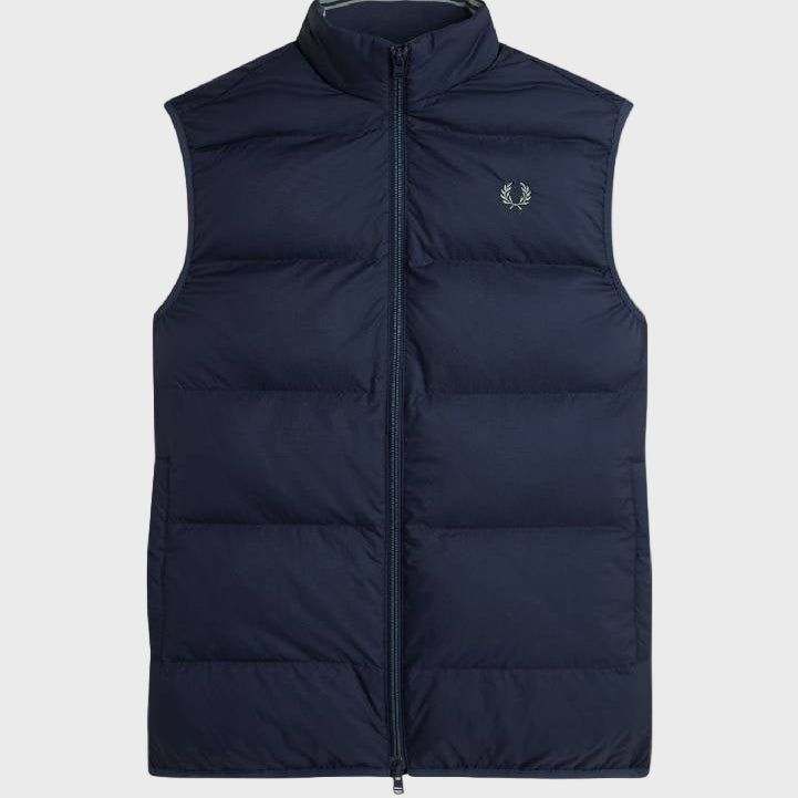 Fred Perry J8522 Insulated Gilet 738 Dark Airforce