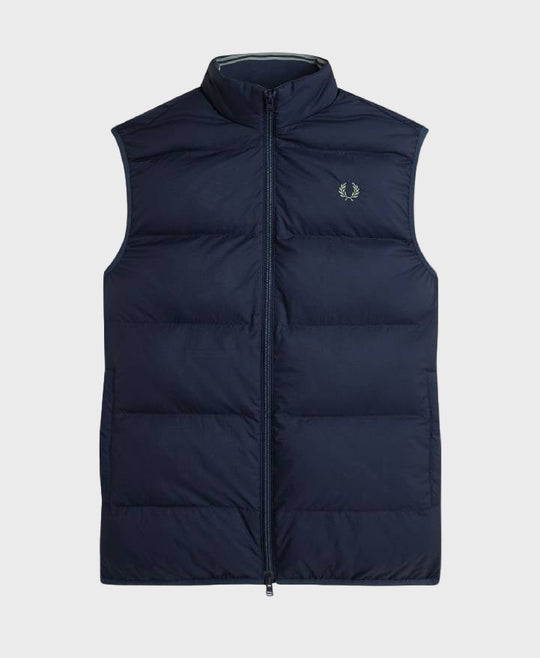 Fred Perry J8522 Insulated Gilet 738 Dark Airforce