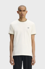 Fred Perry M1588V Twin Tipped T-Shirt - 46A Ecru/Tennis Ball Yellow/Anchor Grey