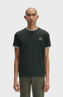 Fred Perry M1588V Twin Tipped T-Shirt - 53A Night Green/Snow White