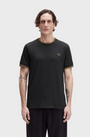 Fred Perry M1588V Twin Tipped T-Shirt - Q27 Black/Shaded Stone