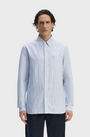 Fred Perry M1768 Oxford Stripe Shirt - 38A Blue/White