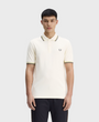 Fred Perry M3600 Twin Tipped Polo Shirt - 46A Ecru/Tennis Ball Yellow/Anchor Grey
