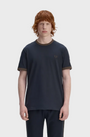 Fred Perry M4613 Contrast Tape Ringer T-Shirt - 40A Navy/Burnt Tobacco