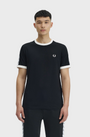 Fred Perry M4620 Taped Ringer T-Shirt - 102 Black
