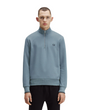 Fred Perry M5374 Half Zip Sweatshirt - Z56 Stockport Blue/Navy
