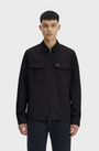 Fred Perry M5684 Pocket Overshirt - 236 Black/Green