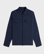 Fred Perry M5684 Pocket Overshirt 738 Dark Airforce