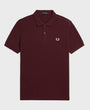 Fred Perry M6000 Plain Fred Perry Polo Shirt 597 Oxblood/Ecru