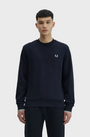 Fred Perry M7535 Crew Neck Sweatshirt - 248 Navy