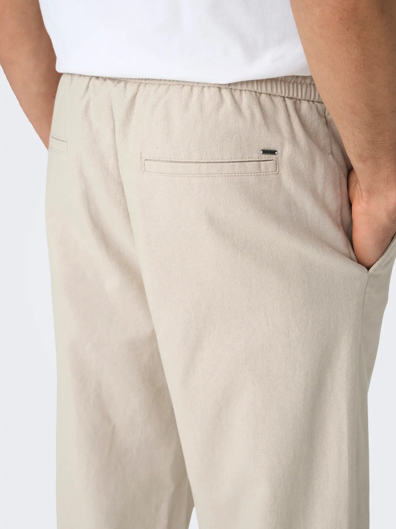 Only & Sons Sinus Loose Pants - Silver Lining