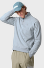 Henri Lloyd Kinsale Quarter Zip Sweatshirt - Light Grey Melange