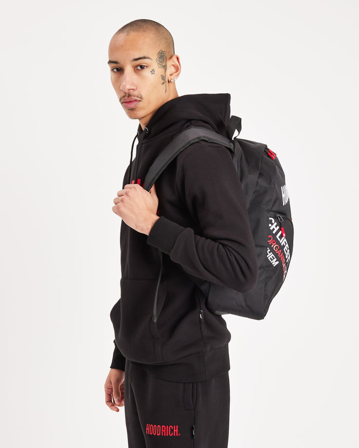 Hoodrich OG Cycle Backpack Black White Vault Menswear