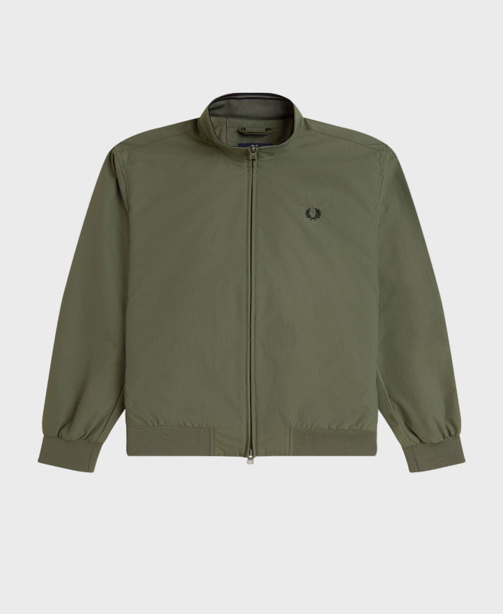 Fred Perry J2660 Brentham Jacket X21 Laurel Wreath Green
