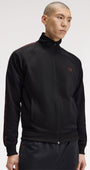 Fred Perry J5557 Contrast Tape Jacket 220 - Black