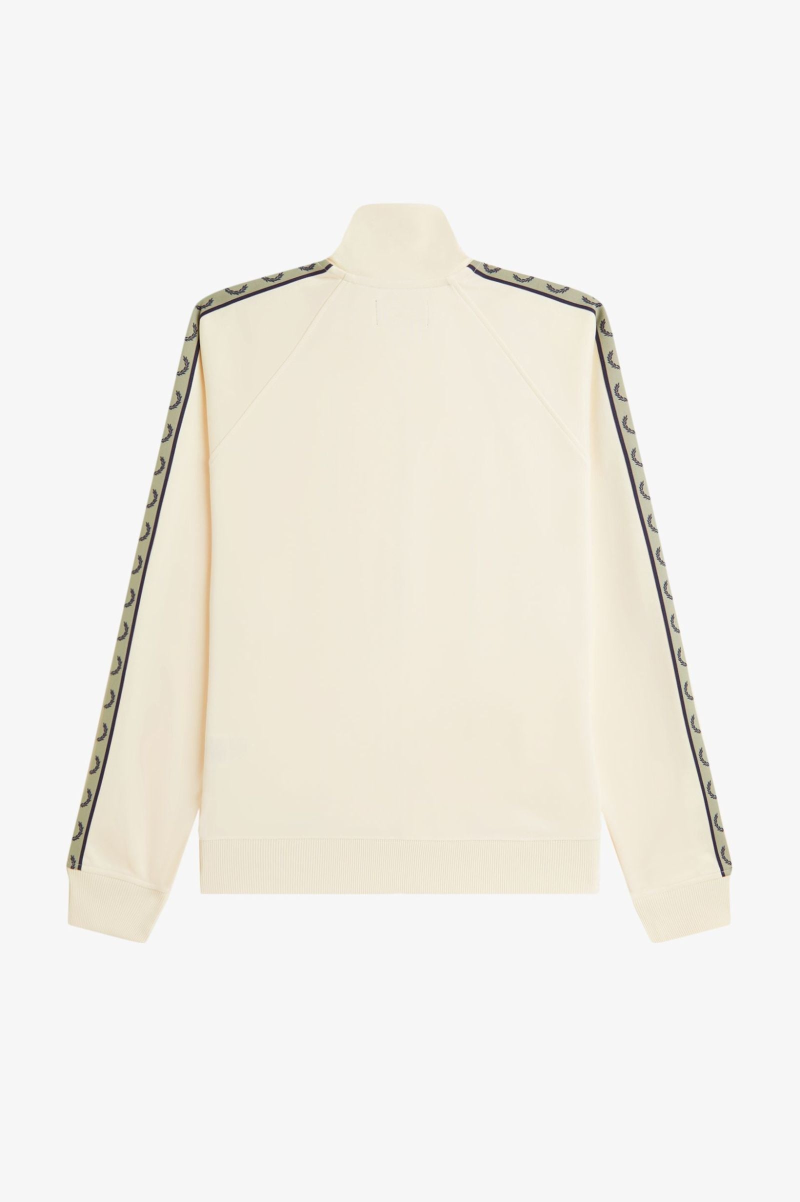 Fred Perry J5557 Contrast Tape Track Jacket 34B - Ecru/Navy/Seagrass