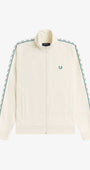 Fred Perry J5557 Contrast Tape Track Jacket 170 - Ecru