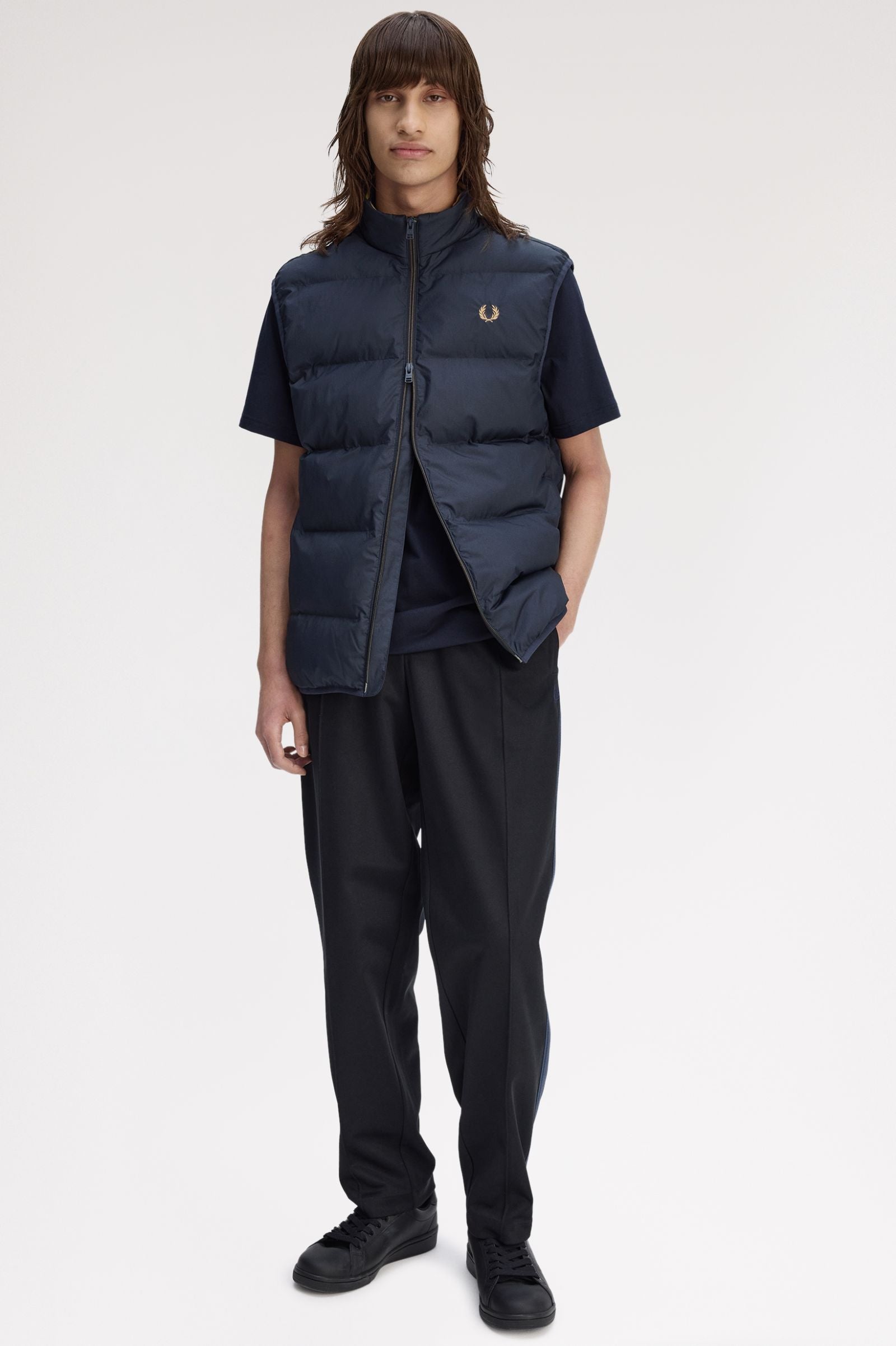 Fred Perry J8522 Insulated Gilet - 608 Navy