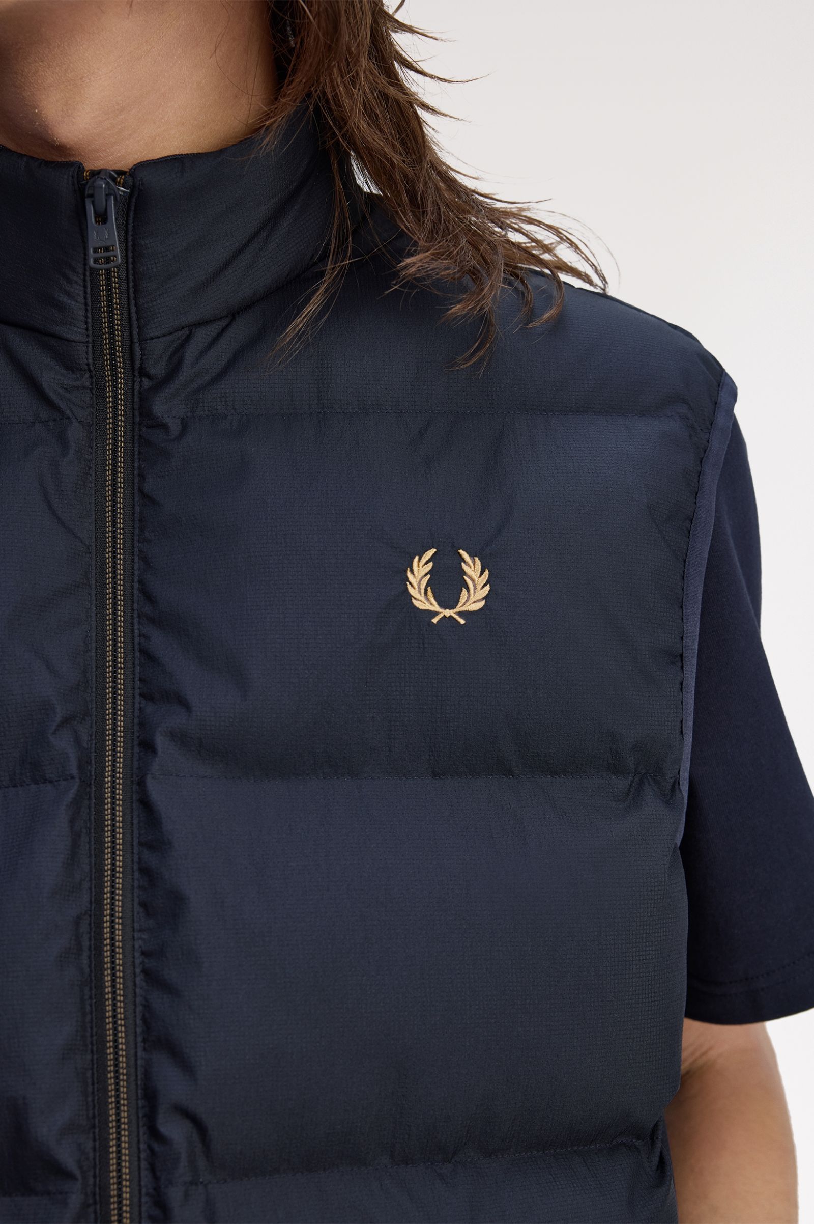 Fred Perry J8522 Insulated Gilet - 608 Navy – Vault Menswear
