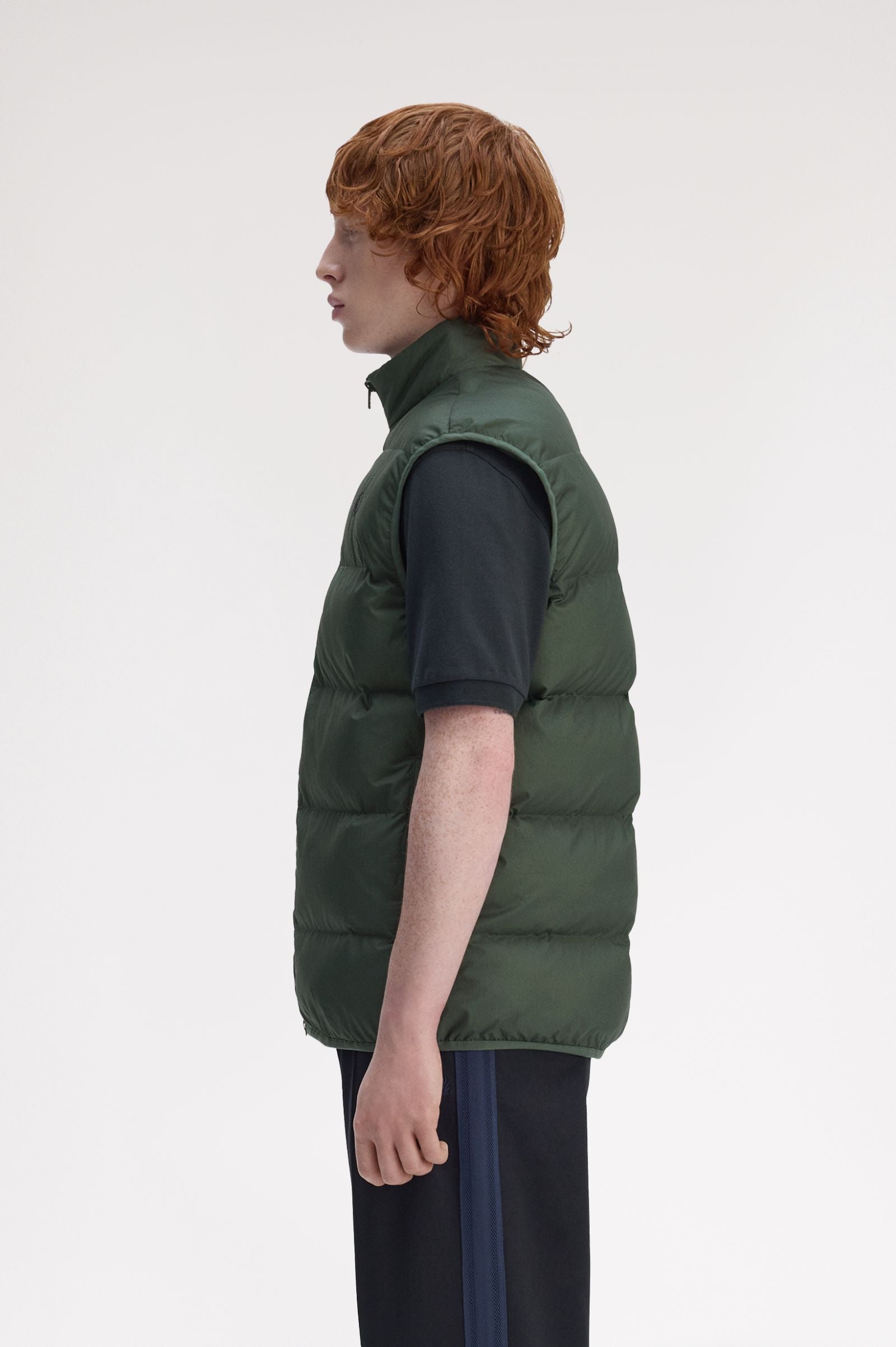 Fred Perry J8522 Insulated Gilet - X89 Court Green