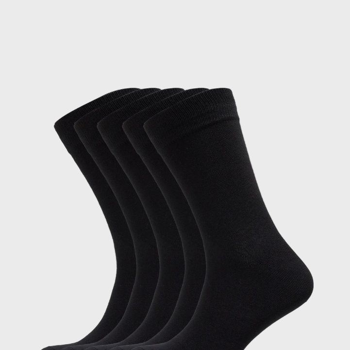 Jack & Jones Basic Bamboo Socks (5 Pack) - Black