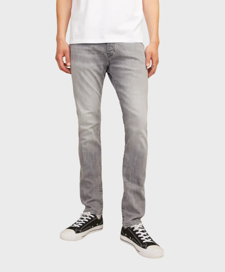 Jack Jones Glenn Fox 492 Slim Fit Jeans - Grey Denim
