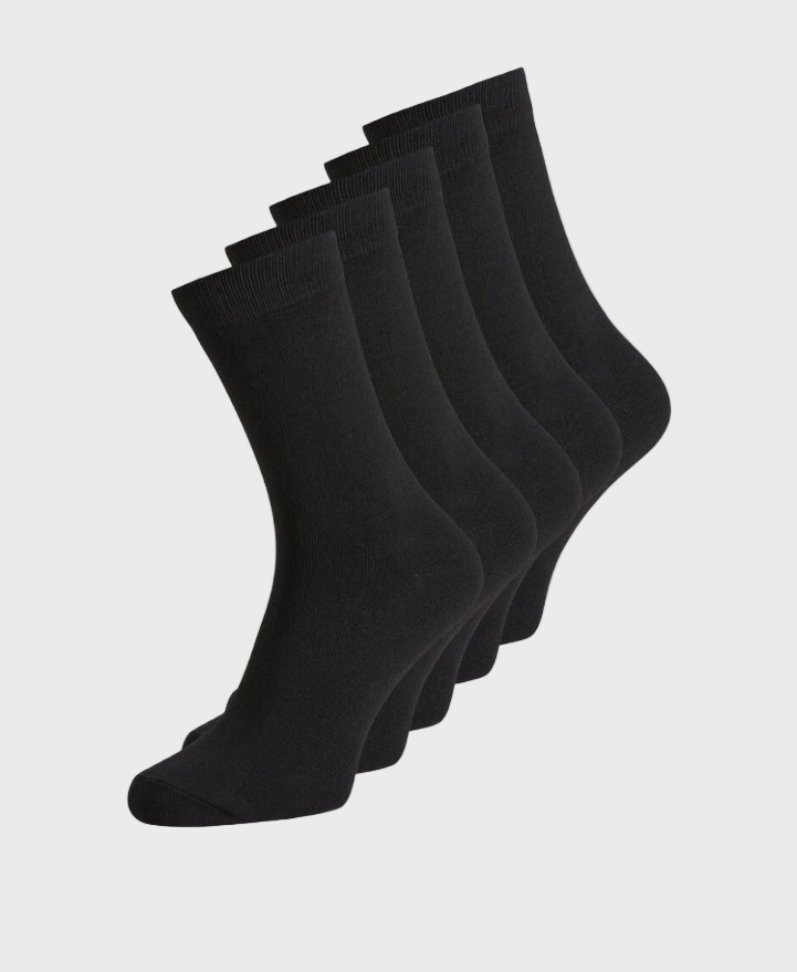 Jack & Jones Jens 5 Pack Socks - Black