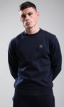 Marshall Artist MSATM11021 Marchio Crewneck - Navy 003