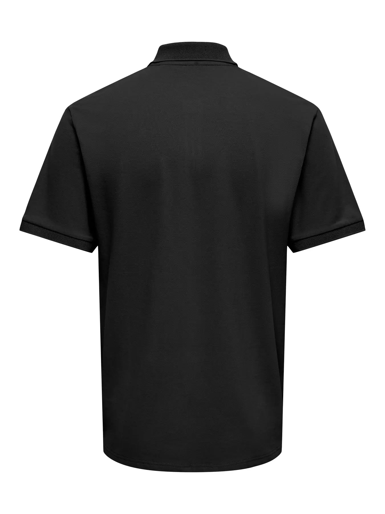 Only & Sons Cory Half Zip Polo Shirt - Black