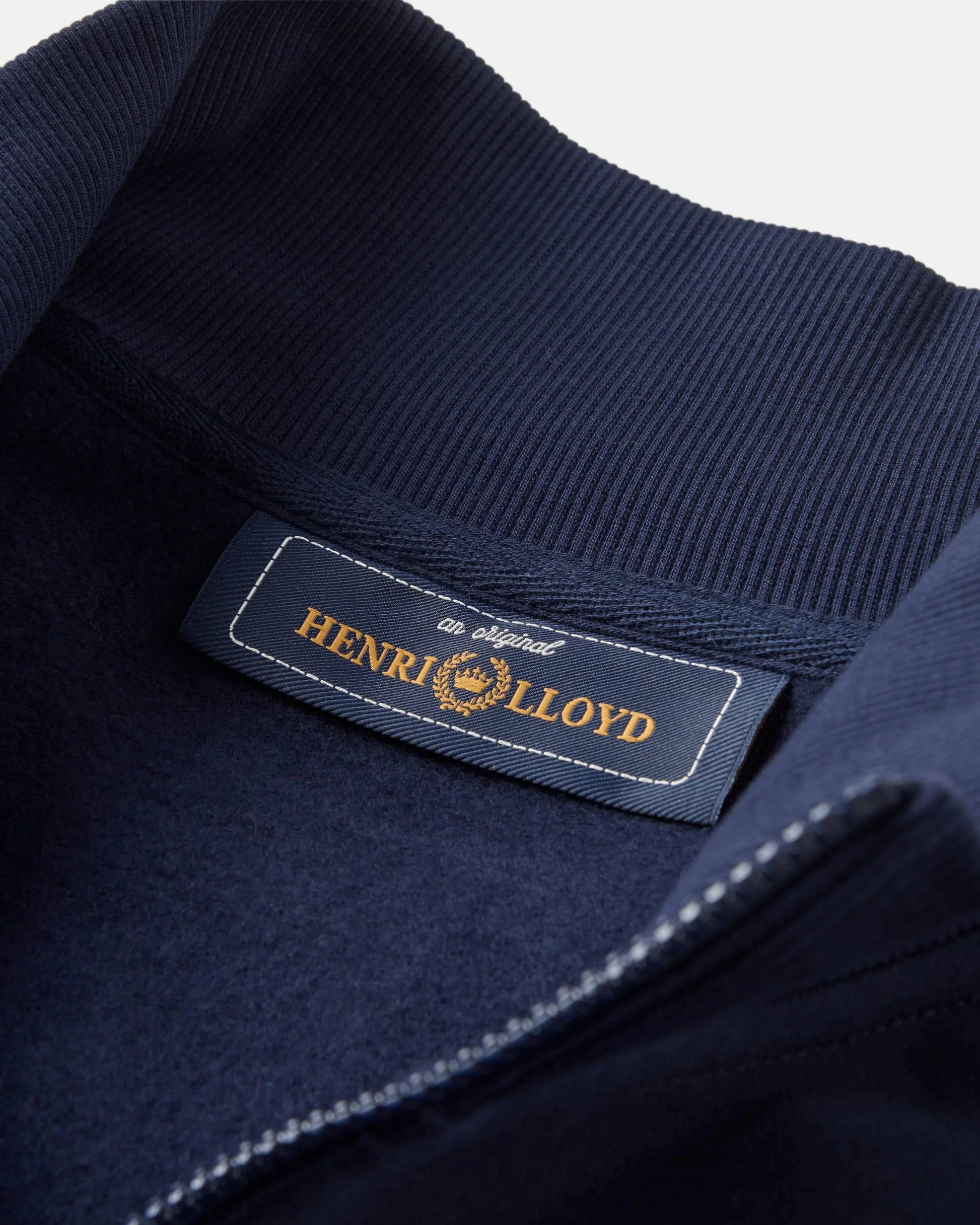 Henri Lloyd Kinsale Quarter Zip Sweatshirt - Navy Blue