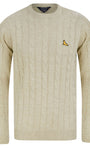 Kensington Murph Cable Knit Crew Neck Jumper