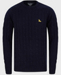 Kensington Murph Cable Knit Crew Neck Jumper