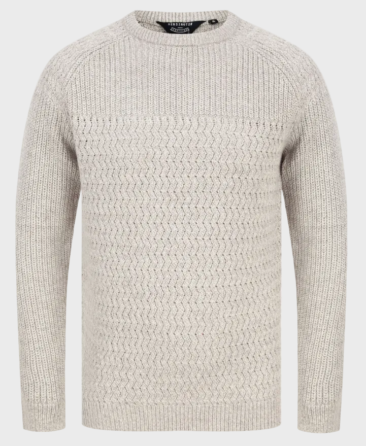 Kensington Nutini Crew Neck Soft Knitted Jumper