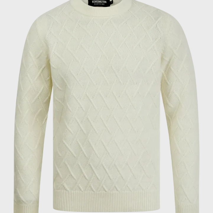 Kensington Waddingham Wool Mix Cable Knit Jumper