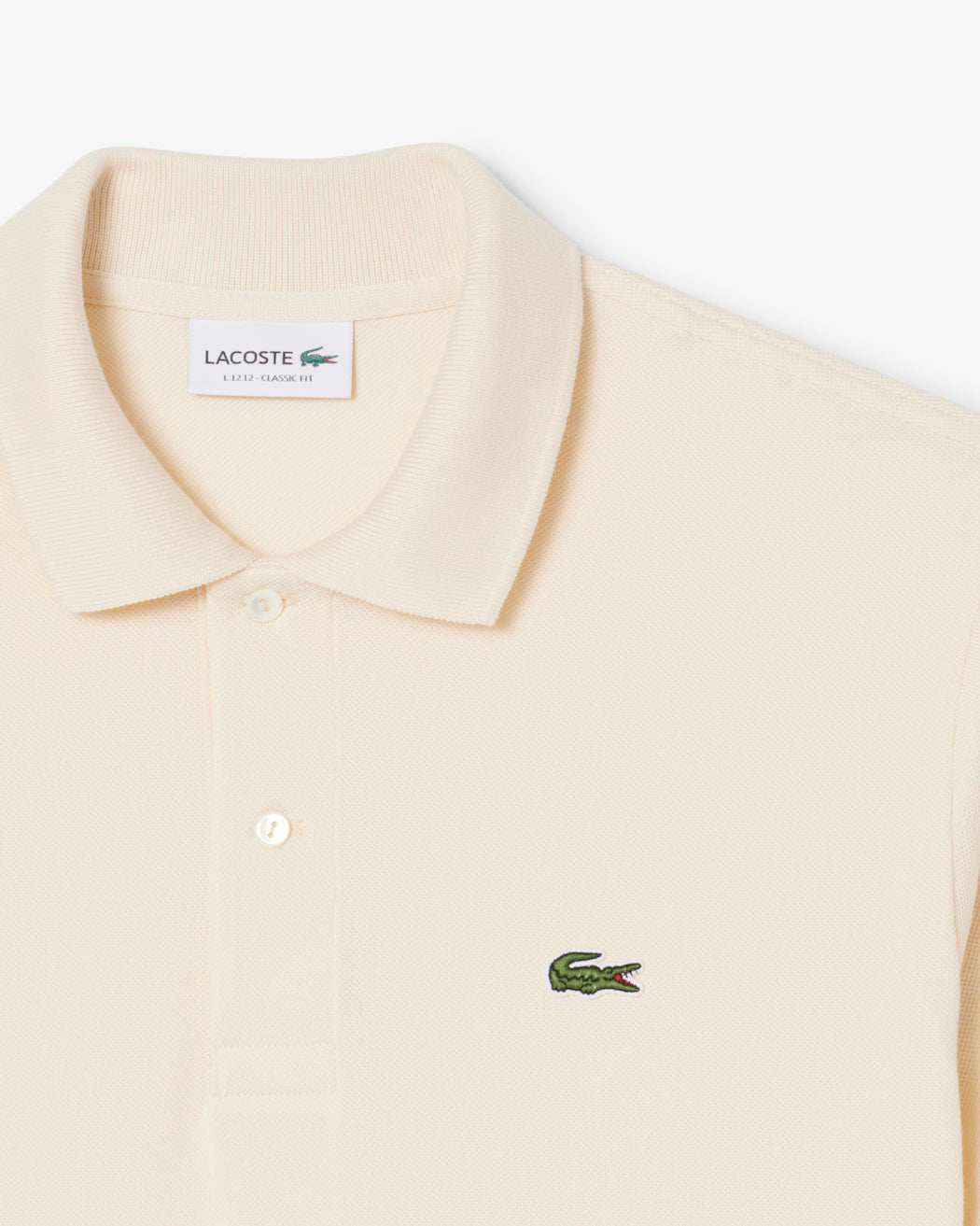 Lacoste L1212 Polo Shirt - Natural Clair
