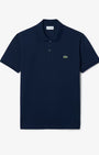 Lacoste L1212-00 AC696 Short Sleeved Ribbed Polo 166 - Navy Blue
