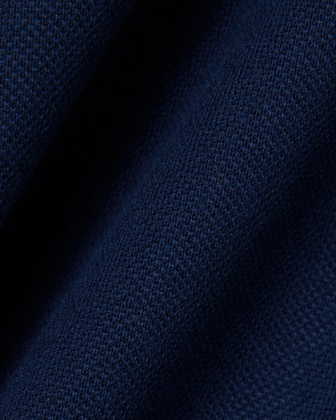 Lacoste L1212-00 AC696 Short Sleeved Ribbed Polo 166 - Navy Blue