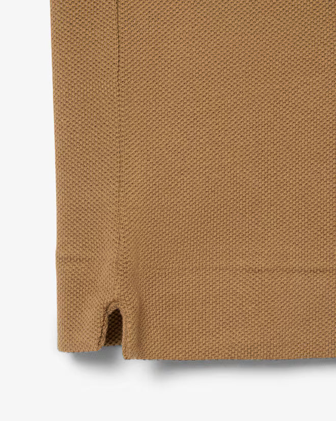 Lacoste L1212-00 AC696 Short Sleeved Ribbed Polo SIX - Cookie