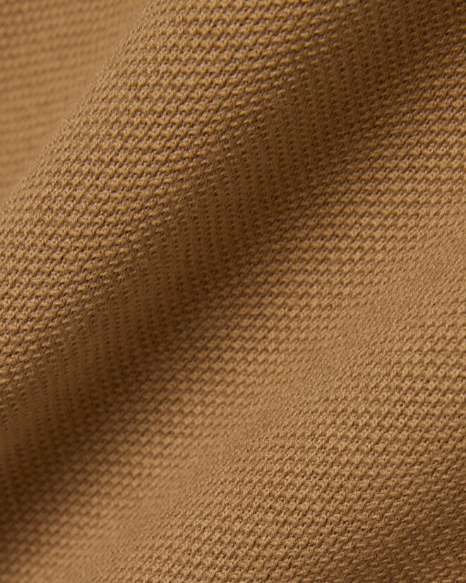 Lacoste L1212-00 AC696 Short Sleeved Ribbed Polo SIX - Cookie