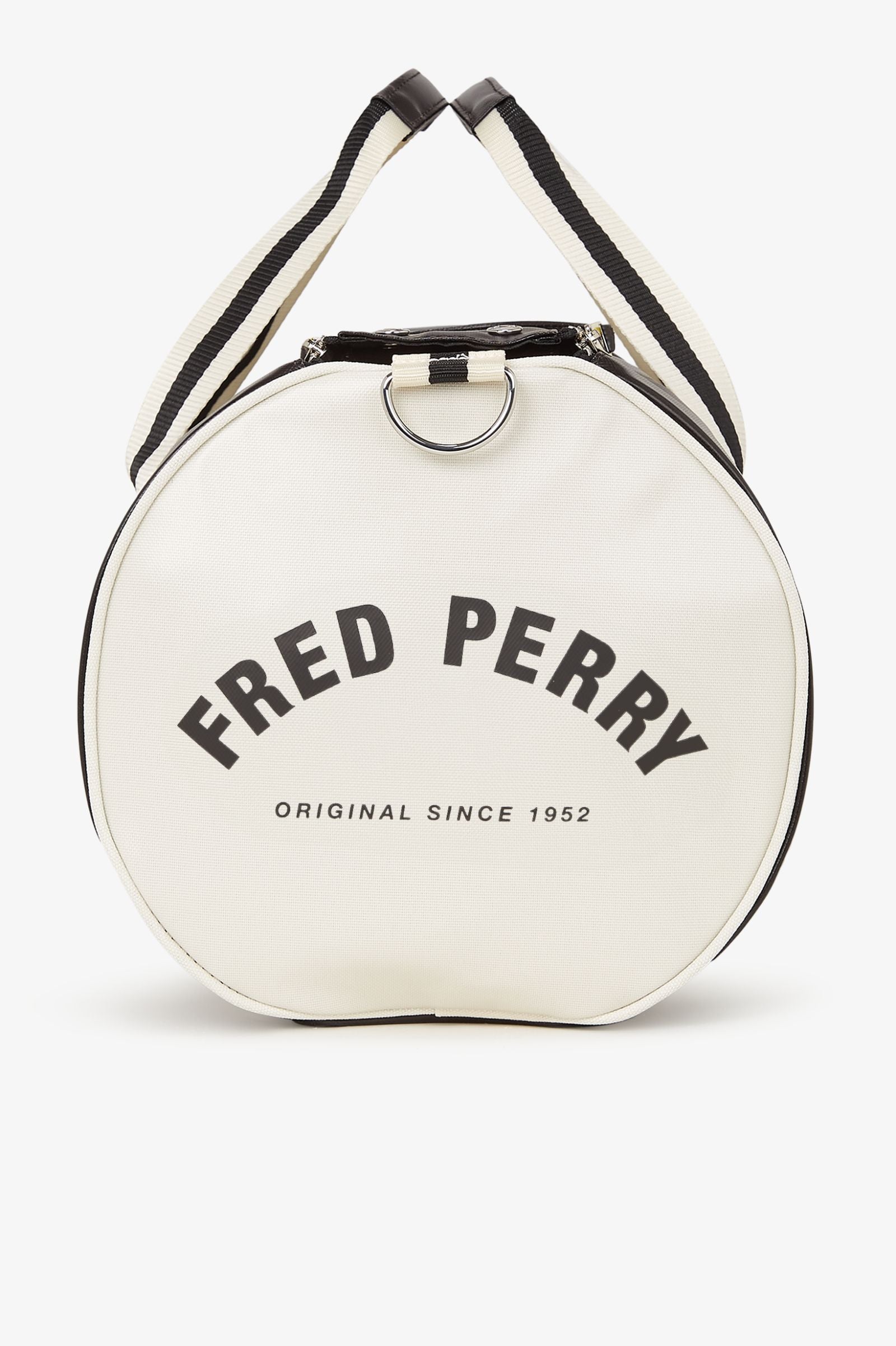 Fred Perry L7255 Classic Barrel Bag D57 - Black Ecru