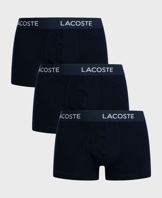 Lacoste 5H2388 Cotton Stretch Trunks - 166 Navy Blue